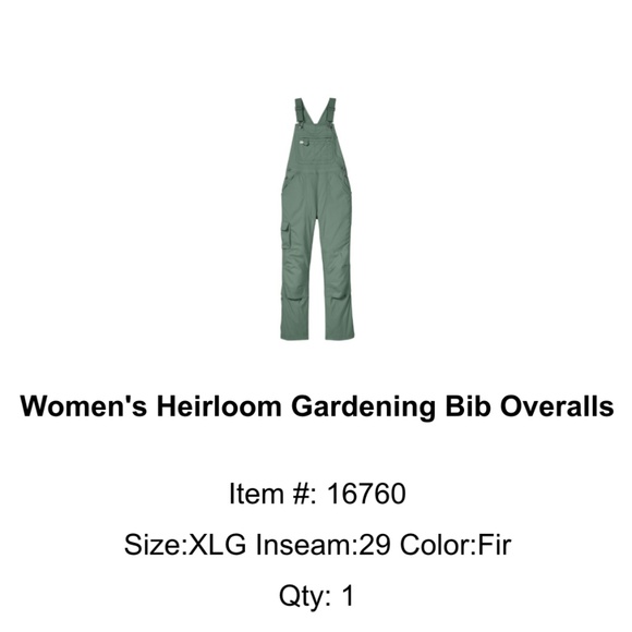 Women’s Heirloom Bib Overalls - Picture 2 of 3